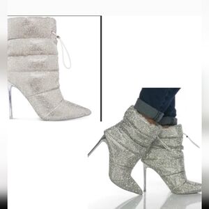 Steve Madden Cloak rhinestone puffer bootie